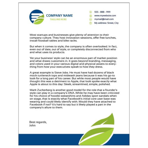 E-Letterhead C - best print on demand companies in Canada