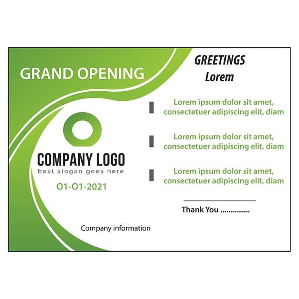 Promotional Card - best print on demand companies in canada